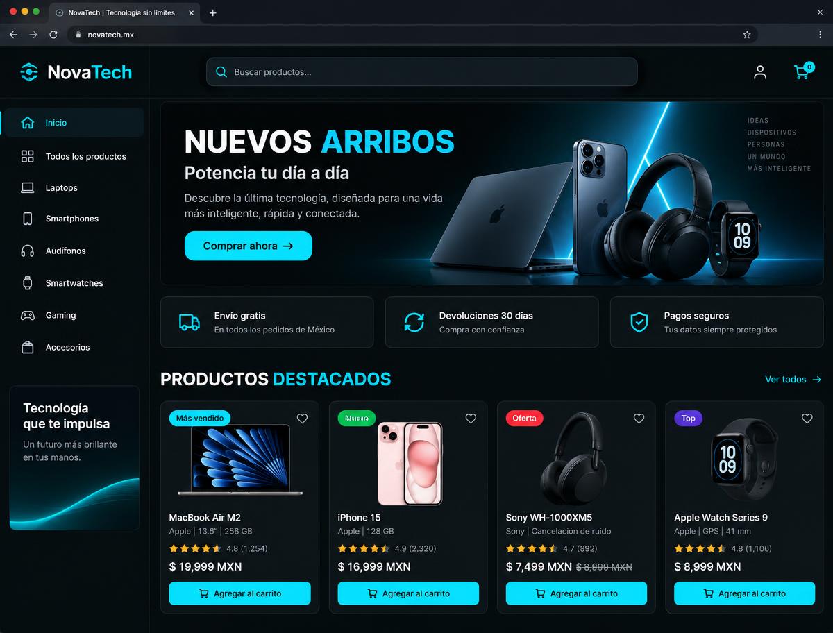 Mockup del proyecto: E-commerce